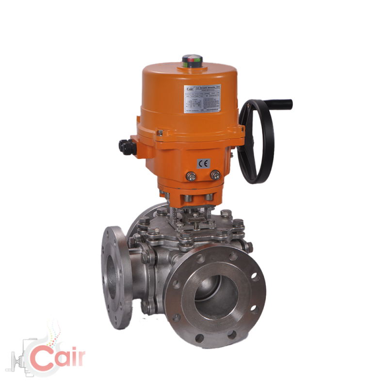 Motorized Multi-Port Design Ball Valve manufacturer in ahmedabad