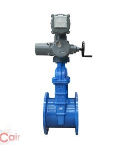 Motorised Sluice Valve with Electrical Actuator Manufactured By Cair Euro