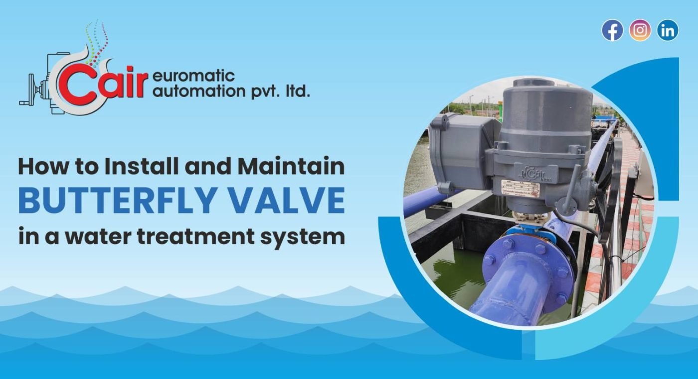 Butterfly Valve in Water Treatment System