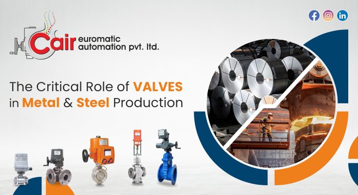 featured image of role of valve in metal and steel production